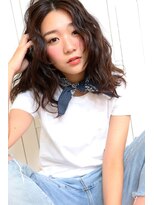 ツナリガ(Tsunariga)&nbsp;【Tsunariga】　くせ毛風無造作ウェーブ