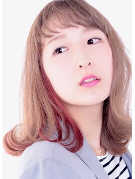 ピースヘアサロン(PEACE hair salon) ☆チラ見せインナーカラー☆