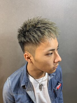 メンズ ラピス(Men's Lapis) 前下がりバング