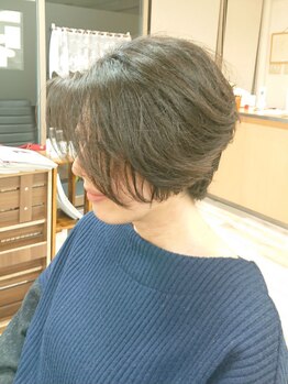 オンリーワン(Only one)の写真/【カット技術に絶対の自信あり】ごまかしが利かないショートヘアも-ヘアーサロンOnly one-にお任せ！