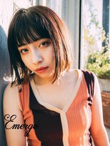 エマージュ 武蔵小杉(Emerge)&nbsp;インナーカラーのパッツンボブ[武蔵小杉,武蔵小杉駅,武蔵小杉]