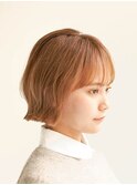 オフィスヘア/エアリーミディ/ショートパーマ/新宿