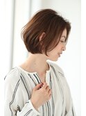 【lien.自由が丘】30代40代50代大人女性に!ひし形ショートボブ