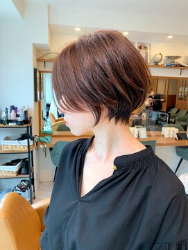 ロンド パルティール 大宮(Lond partir) 【石田勇士郎】インナーカラー髪質改善厚めバングスリークボブ