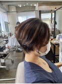 ハイグラショートでふんわり大人ショート