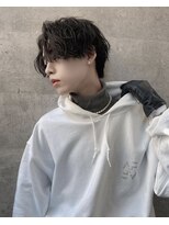 シン(syn) ツイストスパイラル センターパート パーマ