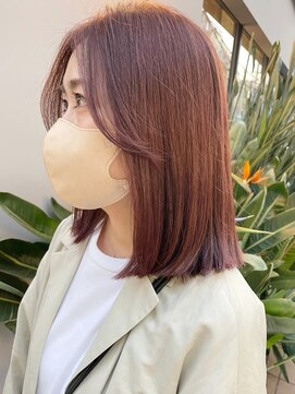 ボンド 三軒茶屋(Bond) 韓国風顔まわり縮毛矯正×きりっぱなしロブ[三軒茶屋]