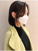 韓国風大人ボブヘア