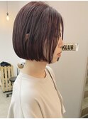 【cuzKLUB】ハイライトレッドボブ【池袋】