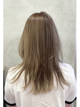 エッジ ヘア メイク(edge hair +make) ハイトーン/ベージュカラー/ブリーチ/グレージュカラー