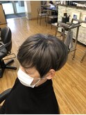 ショート　グレイヘアー　クール