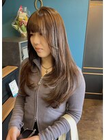 ジアン(JIEN)&nbsp;long layer _ ash brown