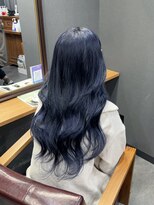 ボアップ(boappu)&nbsp;#ブルーカラー#ロングヘア#エクステ#プルシールエクステ