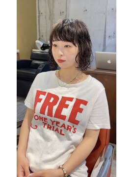 コンビネーション(combination) ボブパーマ ブリーチ毛へのパーマ ウェーブパーマ ケアパーマ