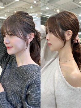ビュー トウキョウ(VIEW TOKYO)の写真/どこからみてもオシャレにキマる顔周りカット◎《小顔に見える》顔周りレイヤー/レイヤーカットが大人気☆