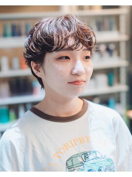 カフ(CAF) CAF河内 大阪 心斎橋 20代 30代 ニュアンスパーマ