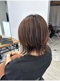 ミディアムレイヤーの外ハネ