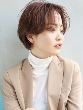 バース(BIRTH) 天神【BIRTH】小顔ハンサムショートボルドーパーマ