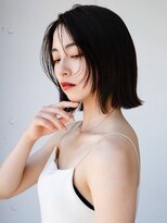 エインアンリー 表参道(AIN.ANLY.) ◯ミニボブ鎖骨ミディアムボブかきあげボブウルフボブパーマ小顔