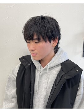 ソソ(soso) 無造作マッシュウルフ【横浜/ブリーチ】