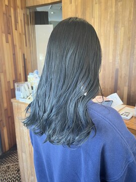 ヘアラウンジ アングゥ(hair lounge ungu) ブルーブラック