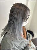 極細ハイライト×ティファニーブルー！