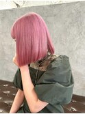 ハイトーンピンク　ボブ