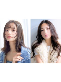 [大和八木駅すぐ]「カット+カラー\4900/Cut+潤い艶カラー＋前処理プレックスTr￥5900」お得な価格で可愛く!