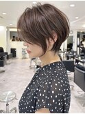 30代40代50代絶壁解消ひし形小顔前下がりショートボブ【NAYU】