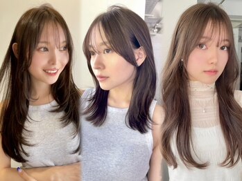 アビー(ABBEY3)の写真/1ヶ月後も綺麗なシルエット。伸びても扱いやすい、持ちの良いカットが自慢。朝の時短も実現します。