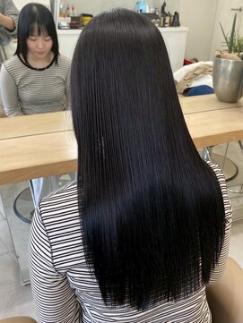 ユートゥイーズ 鎌倉(U too e's) 《Utoo e's鎌倉》黒髪ロング×髪質改善カシミヤトリートメント
