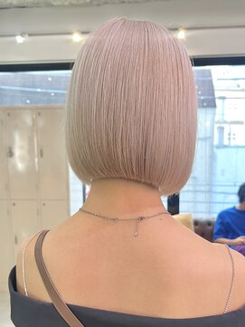 マジコ 下北沢東口店(Magico) ダブルカラーハイライトベージュカラーミルクティーベージュ韓国