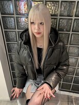 ペレ アネックス 大阪梅田茶屋町店(PELE ANNEX)&nbsp;ホワイトグレージュ/デジタルパーマ/チェリーブラウン/梅田