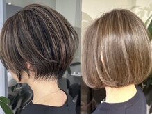 ヘアケアサロン シェーン(hair care salon Schon)の雰囲気（#根元の白髪が伸びても気にならない、持続性のあるデザイン◎）