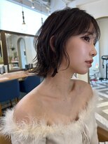 ロンドアベニール 北千住(Lond avenir)&nbsp;オリーブグレー/レイヤーカット/黒髪/マロンベージュ/北千住