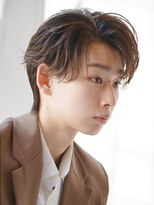 オーシャントーキョー サニー 原宿(OCEAN TOKYO Sunny)&nbsp;フェザーパーマセンターパートニュアンスパーマ韓国マッシュ黒髪