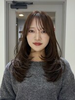 エンバイユアーズ 飯田橋店(eN° by youres)&nbsp;レイヤーカット　トレンドヘア　韓国ヘア　髪質改善