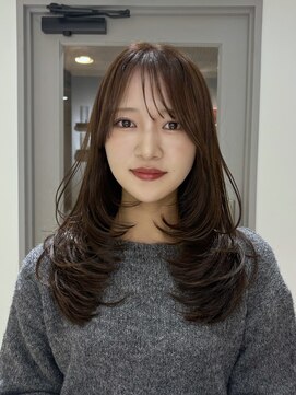 レイヤーカット　トレンドヘア　韓国ヘア　髪質改善