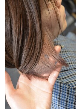 ポタム 東中野(potamu) ブリーチあり!ピンクベージュカラー