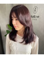 オーストヘアー リュウール(Aust hair Lueur)&nbsp;チェリーピンクとレイヤー