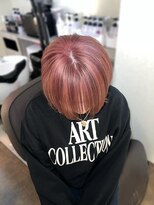 ビューティースタイルクラブ(BEAUTY STYLE CLUB) ダークピンク&ホワイトピンクコントラストカラー