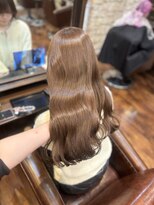 シャル 町田(shalu)&nbsp;ブリーチなしWカラー ヘーゼルベージュ