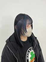 リシャルム 新保店(Re charme)&nbsp;【個性派おしゃれ】ブルーインナーカラー