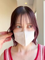 クララジャパン ナベシマ(CLALA JAPAN Nabeshima)&nbsp;縮毛矯正　質感ストレート　髪質改善カラー　顔まわり　ブリーチ
