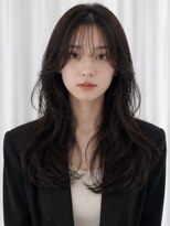 ヘアメイク ミチ 富田店(HAIRMAKE MICHI)&nbsp;【MICHI 富田店　古作蓮】 韓国ヘア シースルーバング アッシュ