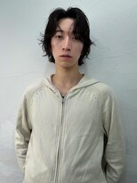 ブラウンズ(BROWNS)&nbsp;パーマの残りを活かしたメンズミディアム