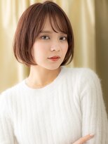 カバーヘア ブリス 志木南口駅前店(COVER HAIR bliss) 斜めバングブリーチなし大人美人ひし形レイヤーボブ30代40代322Z