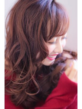 ミシェリー(misherry) ♪misherry　こじはる風♪　ミルクティーカラー　モードカール♪