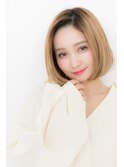 攻め系個性的オンブレ♪前下がりスリークボブY川口10代20代30代