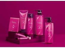 毛髪内部の結合力を強化しサロンカラー直後のキレイな形、キレイな色味を持続させます。グランドリンケージ